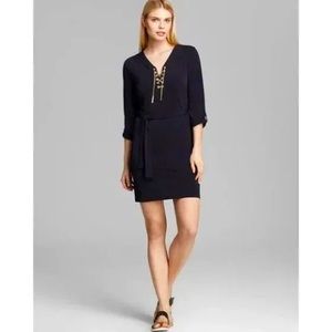 Turquoise Michael Michael Kors Gold Chain Shirt Dress Size Medium